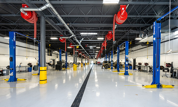 BYU-Idaho Engineering Technology Center, automotive lab.