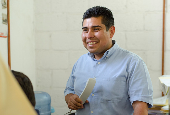 Pathway student Raul Hidalgo attends classes in Puebla, Mexico.