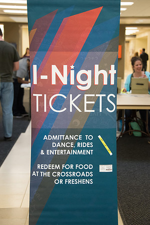Students kick of the new semester at I-Night.