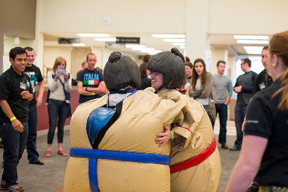 Students kick of the new semester at I-Night.