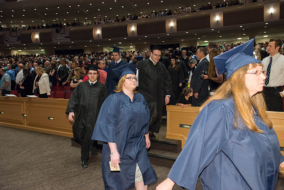Brigham Young University-Idaho graduation, April 2015