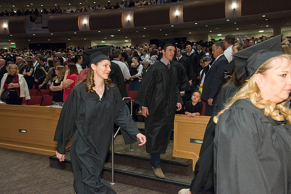 Brigham Young University-Idaho graduation, April 2015