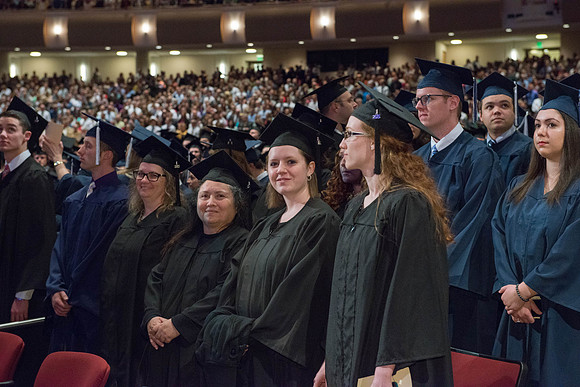 Brigham Young University-Idaho graduation, April 2015