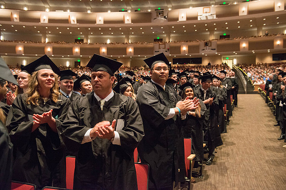 Brigham Young University-Idaho graduation, April 2015
