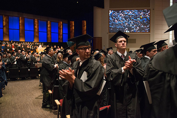Brigham Young University-Idaho graduation, April 2015
