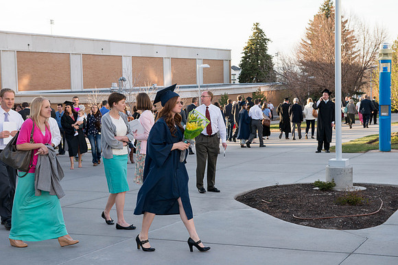 Brigham Young University-Idaho graduation, April 2015