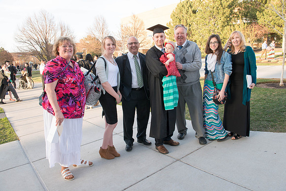 Brigham Young University-Idaho graduation, April 2015