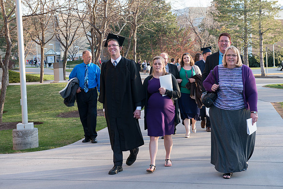 Brigham Young University-Idaho graduation, April 2015