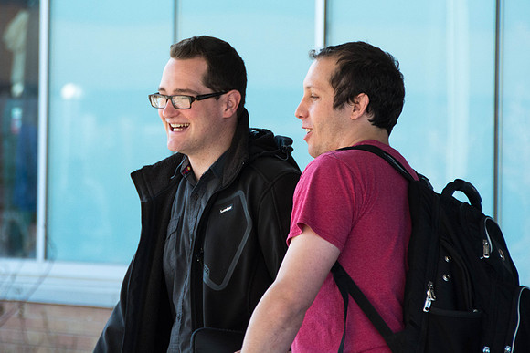 The first day of school for the Spring 2015 semester.