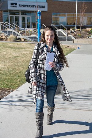 The first day of school for the Spring 2015 semester.