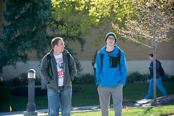 The first day of school for the Spring 2015 semester.