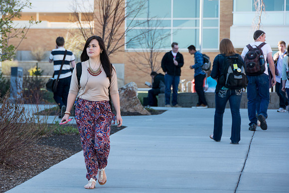 The first day of school for the Spring 2015 semester.