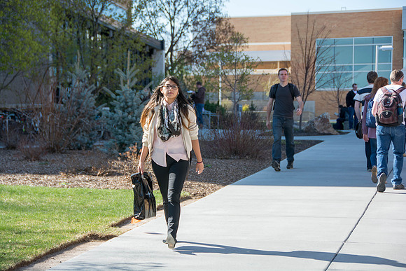 The first day of school for the Spring 2015 semester.