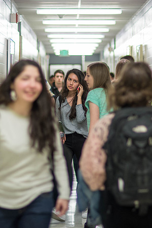 The first day of school for the Spring 2015 semester.