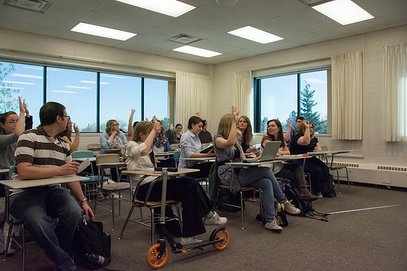 The First Day of School for the Spring 2015 semester.
