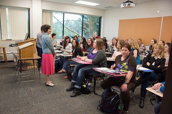 The First Day of School for the Spring 2015 semester.