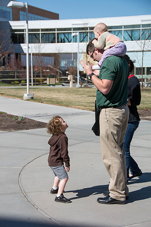 The first day of school for the Spring 2015 semester.