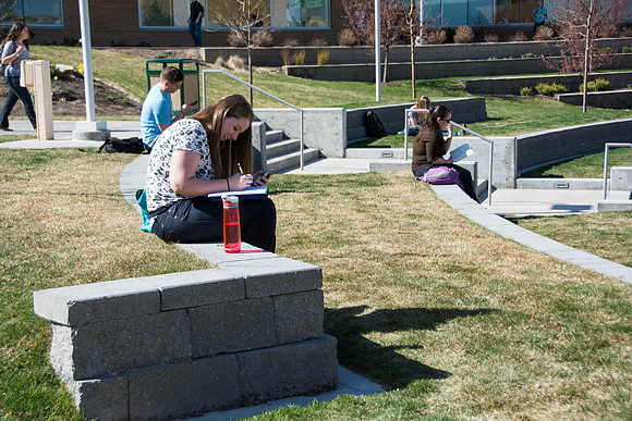 The first day of school for the Spring 2015 semester.