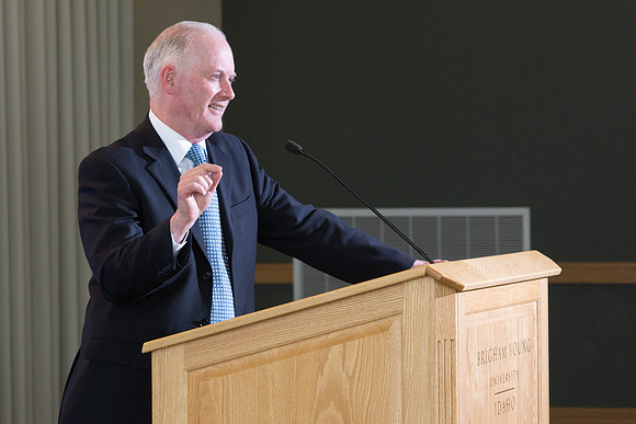 President Kim B. Clark calls a press conference to discuss his legacy at BYU-Idaho and his future plans after being released as President at the university.