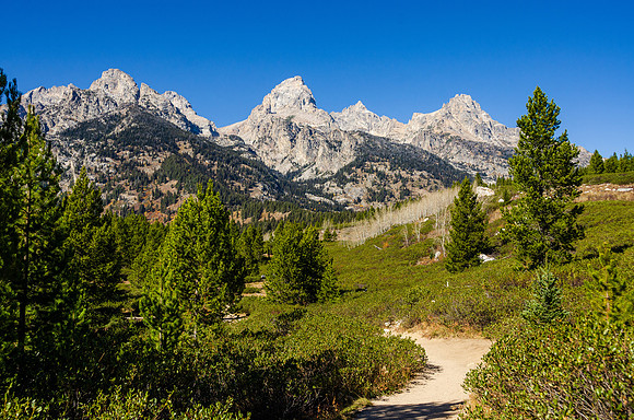 Hike to Taggart Lake in the Tetons.