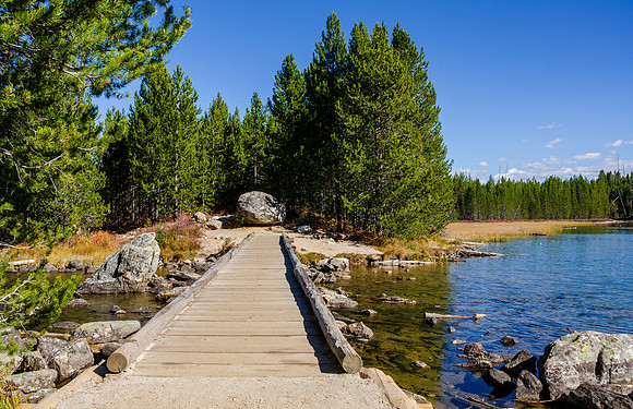 Hike to Taggart Lake in the Tetons.