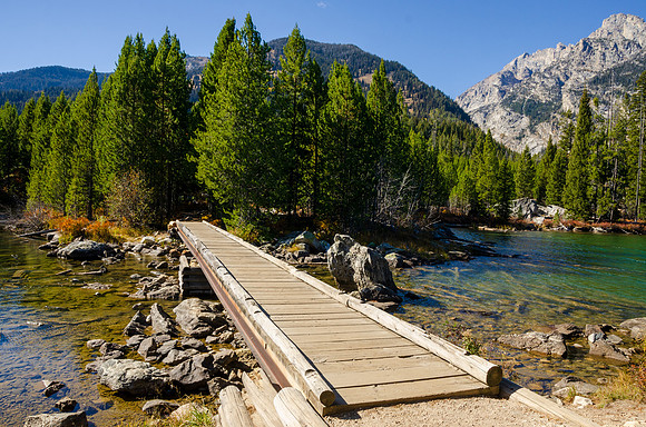 Hike to Taggart Lake in the Tetons.