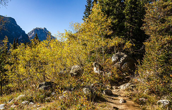 Hike to Taggart Lake in the Tetons.
