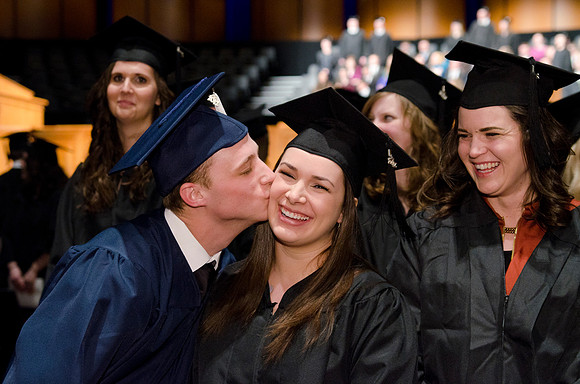 Congratulatory Kiss