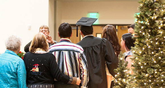Byu-Idaho graduates at commencement