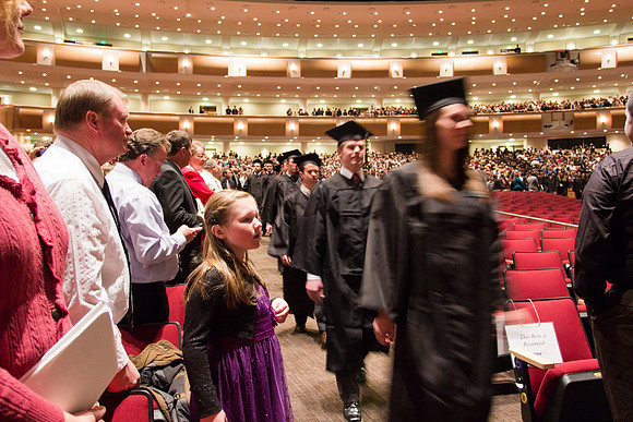 Byu-Idaho graduates at commencement