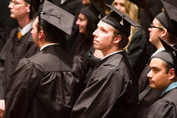 Byu-Idaho graduates at commencement