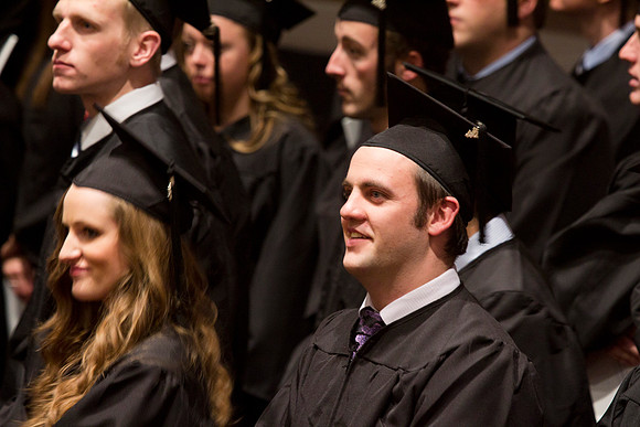 Byu-Idaho graduates at commencement