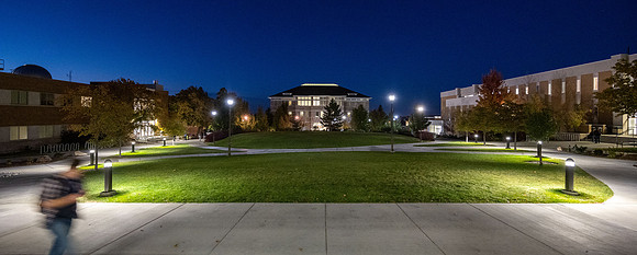 BYU-Idaho Campus at Night - Oct 2022