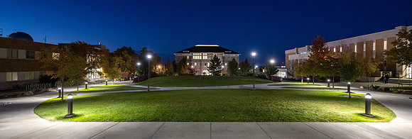 BYU-Idaho Campus at Night - Oct 2022