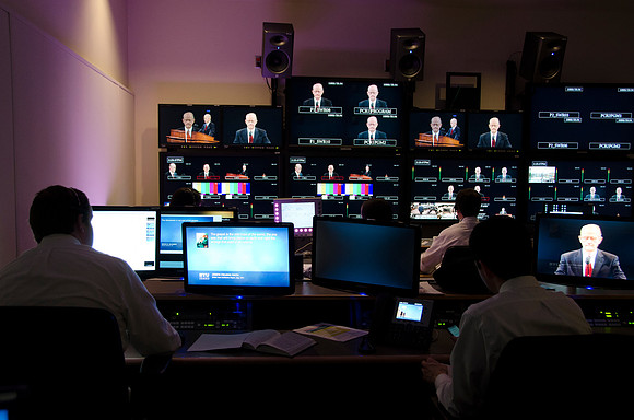 Devotional: Behind the Scenes w/AV. Main Control Room