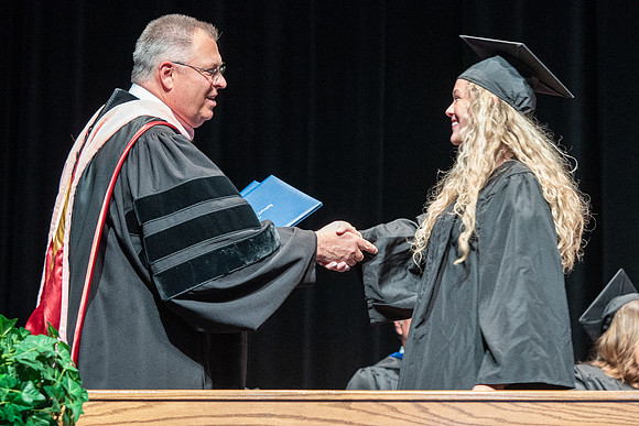 Graduates during Interdisciplinary Studies convocation.