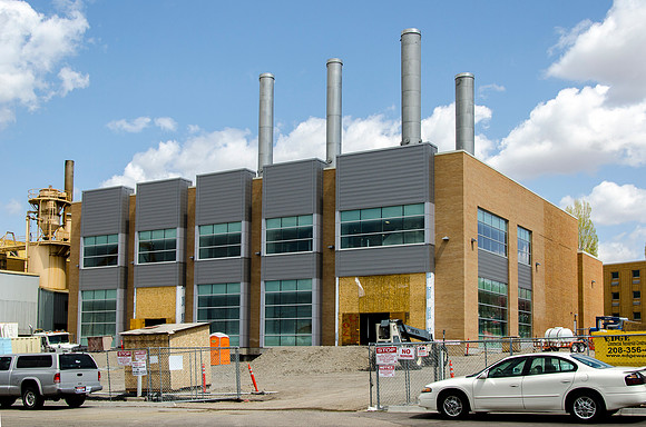 New addition to the Heating Plant.