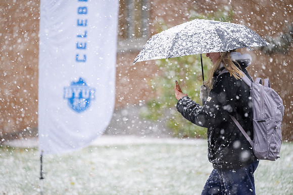 First Campus Snow - Oct 2025