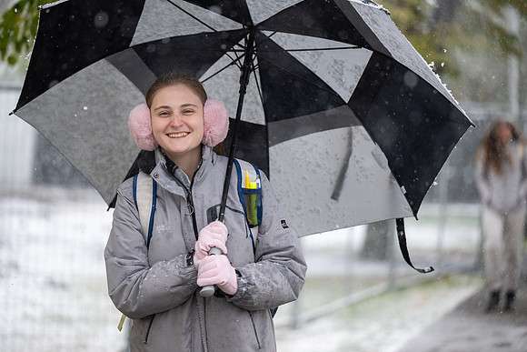 First Campus Snow - Oct 2025