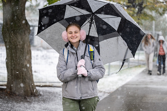 First Campus Snow - Oct 2025