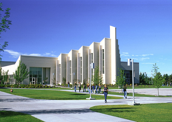 The John Taylor Building on BYU-Idaho campus