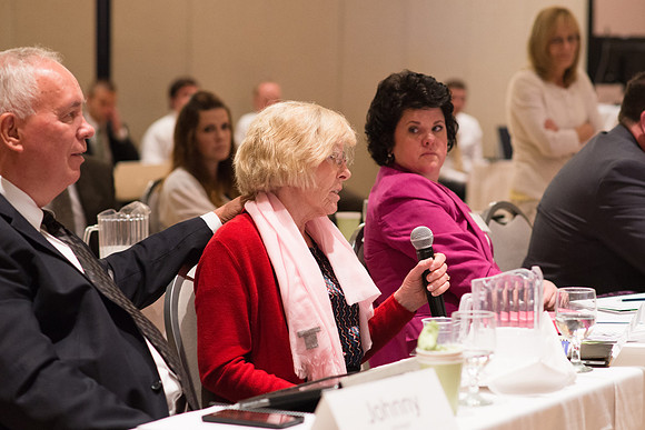 Eric Conrad leads a discussion on the use of the BYU-Idaho Center at the President's Advancement Council.