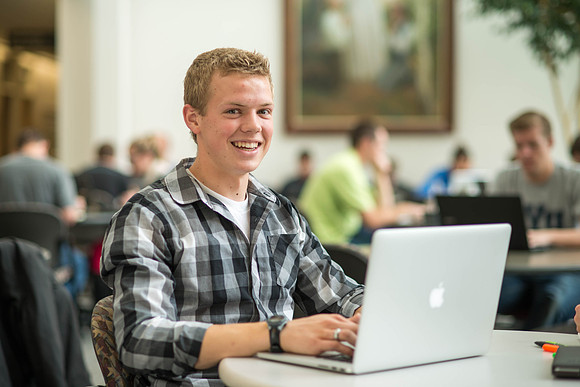 Students say "thank you" for finacial aid through LDS Philanthropies.