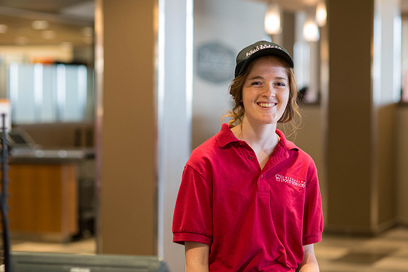 Students say "thank you" for finacial aid through LDS Philanthropies.