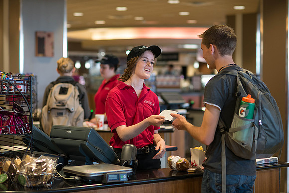Students say "thank you" for finacial aid through LDS Philanthropies.