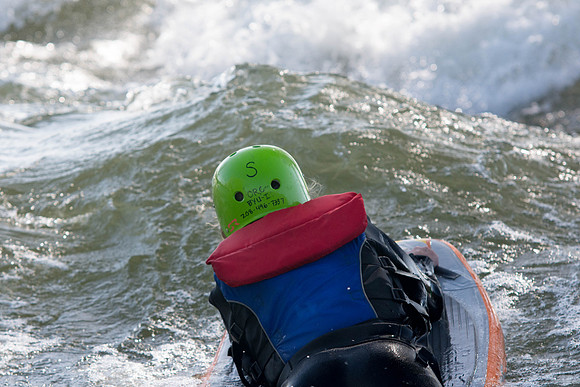 Students go riverboarding near Blackfoot, ID as a part of BYU-Idaho's Outdoor Activities.