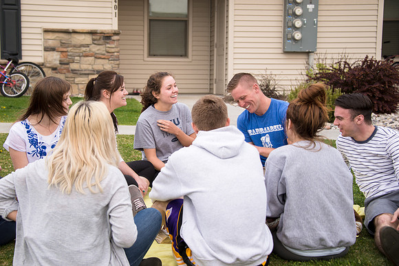 Young single adult Home Evening groups are help every Monday in Rexburg.