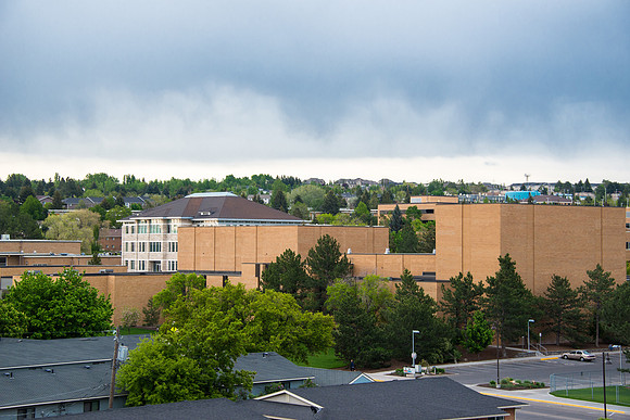 View of the Spori from Northpoing Parking Garage.