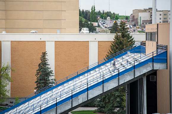The view of Campus from NorthPoint Balcony.