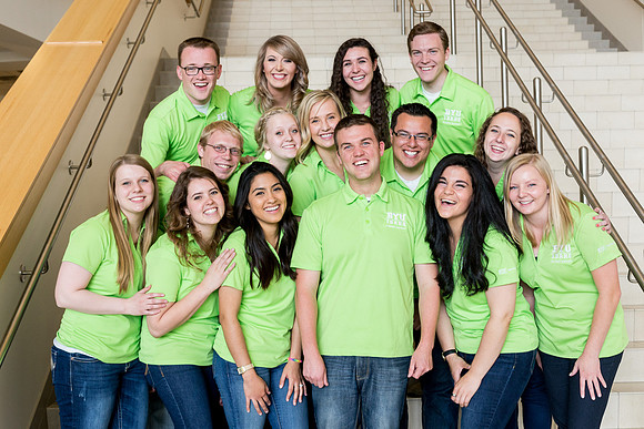A group photo of the Student Support Leadership. Spring 2015